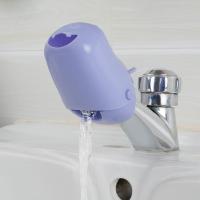 禾果河马造型儿童洗手便利辅助水龙头延伸器--紫色