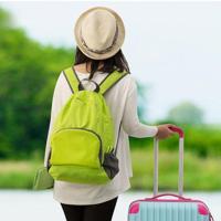 开馨宝 时尚炫彩可折叠双肩旅行背包/衣物收纳包户外旅行收纳包30*5*16*42cm