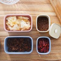 小麦秸秆食物杂粮收纳密封罐 保鲜收纳盒 干果零食收纳罐