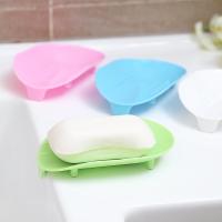 家英 简约防滑可沥水肥皂盒 香皂盘12.5*8*2cm