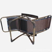 开馨宝 加粗钢管蓝玫瑰包边躺椅折叠椅午休椅便携户外折叠床办公室靠椅行沙滩椅休闲椅