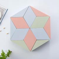 家英 创意可拼接带盖零食干果盘 零食盒子糖果收纳盒 糖果盒子--单个