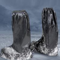 雨衣骑行黑色长筒男女士摩托车电动车分体玫红便捷防雨鞋套