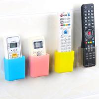 壁挂收纳盒创意手机收纳篮粘胶桌面电视空调遥控器多功能收纳整理架