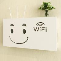 置物架 路由器收纳盒 壁挂收纳支架 墙上置物架 免打孔wifi无线机顶盒