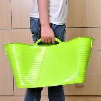 脏衣服收纳桶收纳筐多用储物篮大号软质塑料脏衣篮篓洗衣篮