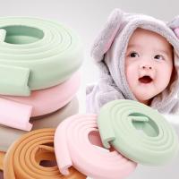 4m宝宝防撞条加厚儿童加宽防护条幼儿园安全保护条婴儿桌角防磕碰保护套-防护条木色2条装 共4M