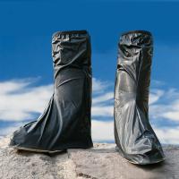 长筒雨鞋套男加厚雨天高筒耐磨户外骑行高帮脚套高筒护鞋-887 蓝色XL码