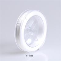 穿手链皮筋手串绳穿珠子用弹力线蜜蜡珠宝串珠绳手链绳水晶线-01白色