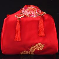 结婚红包袱皮婚庆红布喜盆包裹布女方包袱陪嫁用品-花开锦绣