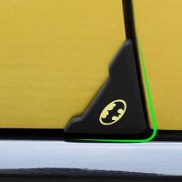 车角防撞保护套汽车外饰装饰品防生锈简约创意软胶车角-BFX黑色(一对装)