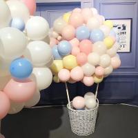 加厚圆形气球结婚生日气球创意布置婚房装饰气球婚庆气球100个-蒂芙尼蓝色100个套餐