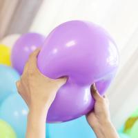 2.2克亚光乳胶气球浪漫婚房装饰布置创意生日百天party年会气球-2.2亚光肉粉黄白共100个