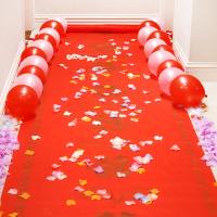 婚庆用品婚礼红毯创意无纺布结婚用喜字红地毯开业庆典一次性地毯