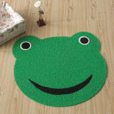 家用创意地垫绿色青蛙入户进地垫浴室脚垫垫