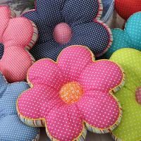 布艺坐垫靠背垫棉加厚椅垫办公室靠垫田园胖子垫居家榻榻米座垫