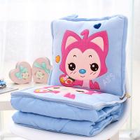 抱枕被 靠垫被 空调被抱枕 靠背 加绒抱枕 两用办公室靠垫 折叠靠枕被子 午睡空调毯 生日礼物