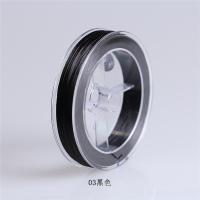 串珠绳穿珠子用弹力线穿手链皮筋手串绳蜜蜡珠宝手链绳水晶线-03黑色