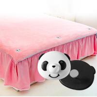 被子被固定器家用被罩被角无针被芯夹被套固定扣-小熊猫款+水滴解扣器+床单夹套餐4