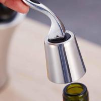 红酒塞可抽真空不锈钢葡萄酒瓶塞酒具用品家用小工具红酒塞子-1个