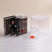 耳环耳钉盒子透明亚克力首饰收纳盒塑料耳饰整理收纳盒饰品展示架