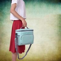 斜跨式牛津布保温包便当包旅行加厚饭盒袋野餐包学生带饭午餐包