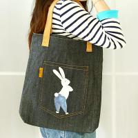 大容量购物袋大号手提袋学生装书帆布袋子女包文艺小清新收纳袋