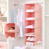 布艺衣柜收纳挂袋可多层悬挂式衣服收纳袋整理袋储物袋省空间收纳袋