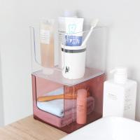 塑料收纳盒创意桌面亚克力化妆品收纳盒梳妆台小物件整理储物盒