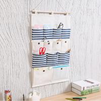 小物件多层挂兜布艺棉麻收纳挂袋居家宿舍书本墙壁收纳袋多用途储物挂袋