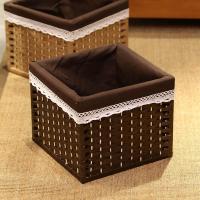 藤编收纳箱收纳筐整理筐储物箱玩具脏衣零食杂物收纳筐