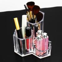 透明化妆刷具桶化妆刷筒收纳桶彩妆眉笔收纳梳妆台口红置物架