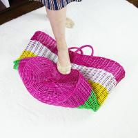 塑料藤编脏衣篮脏衣服收纳筐衣物折叠洗衣篮衣篓玩具桶编织框篓子