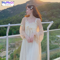 2020夏季新款很仙的裙子收腰显瘦露肩吊带裙内搭中长款连裙女