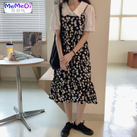 2020夏季新款法式小众很仙的吊带裙宽松学生中长款小雏菊连裙女