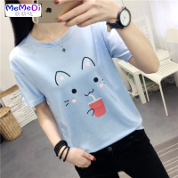 12-13-14-15-16岁大童少女孩夏季体恤上服初中学生宽松短袖T恤