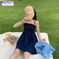 2020夏季新款法式个抹胸吊带裙收腰显瘦气质内搭桔梗连裙女