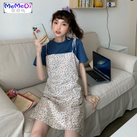 2020夏装新款甜美清新网红chic吊带裙宽松个碎连裙女