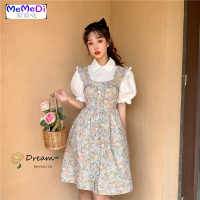 2020夏季新款法式少女木耳边吊带裙收腰显瘦初恋个桔梗连裙