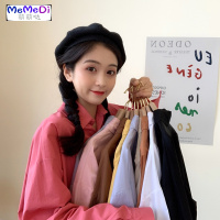 衬衫女2020春装复古港味新款韩版设计感小众衬白色长袖上外套