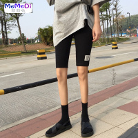 2020夏季新款网红弹力修身显瘦打底裤高腰百搭五分骑行裤女外穿潮