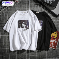 系火影忍者短袖服男潮流百搭宽松印T恤ins学生情侣半袖