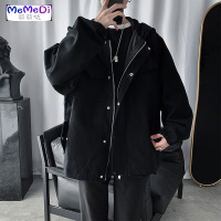 春秋季机能工装外套男韩版潮流学生服港风复古百搭ins连帽夹克