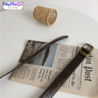 2020韩百搭新款chic皮带复古风百搭学生长方形针扣牛仔腰带女潮