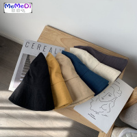 日系光板 棉水洗渔夫帽女百搭休闲ins夏天遮阳防晒盆帽韩版帽子