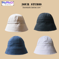 防晒遮阳渔夫帽女小众钟形日系盆帽夏韩版潮ins水桶百搭太阳帽子