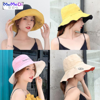 渔夫帽女系双面宽檐防晒遮阳帽女韩版潮百搭网红笑脸太阳帽夏