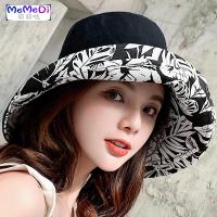 韩版潮春夏季女式时尚妈妈渔夫帽户外遮阳防晒大沿出游盆太阳帽子