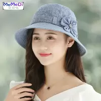中老年人帽子女春秋天盆帽渔夫帽时尚老人奶奶薄款遮阳帽妈妈布帽
