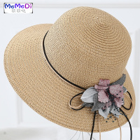 春夏季中老年女士大沿遮阳帽薄中年妈妈防晒太阳帽透气奶奶凉帽